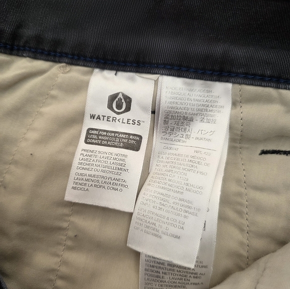 LEVIS XX CHINO STANDARD TAPER PANTS KHAKIS GRAY 34 X 30 Grunge Business Gorp - Picture 13 of 15